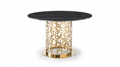 Luxury style Round marble dining table ACD121202